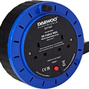 2 Gang 5m Cassette Extension Reel - Image 1
