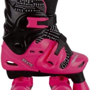 Elektra Adjustable Quad Boot Blk Pink 13J-2 - Image 3