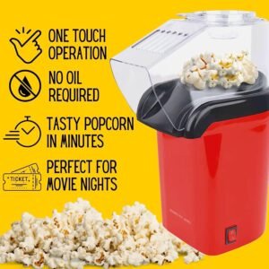 Domestic King 1200W Hot Air Popcorn Machine - Image 4