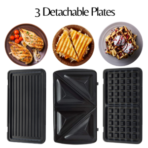 Domestic King 3in1 Grill Press Snack Maker - Image 5