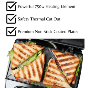 Domestic King 3in1 Grill Press Snack Maker - Image 7