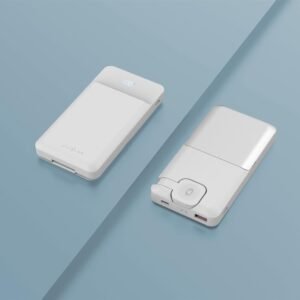 3-in-1 MagSafe 10000mAh Wireless Charging Station (White) - Image 3