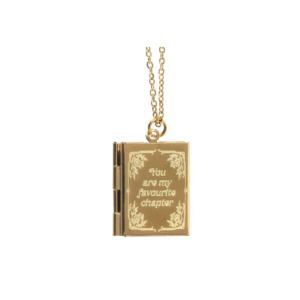 Book Shaped Locket Necklace for Book Lovers - Image 3