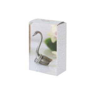 Swan Ring Holder Metal Jewellery Stand - Image 3