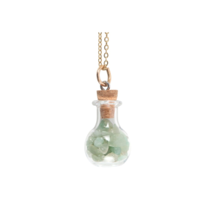 Green Aventurine Potion Bottle Necklace Gift - Image 3